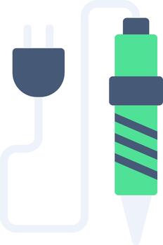 Soldering Iron App-Based UI Graphic vector