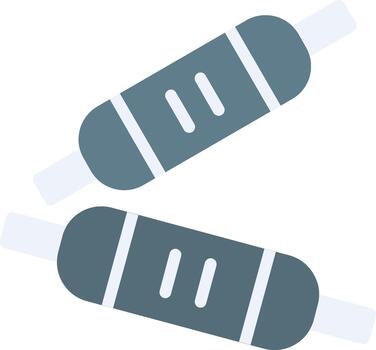 Zener Diode Custom Line Element vector
