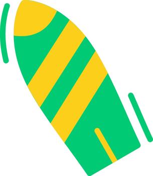 tabla de surf mínimo ui elemento vector