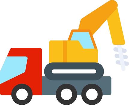 Towing UI Badge vector