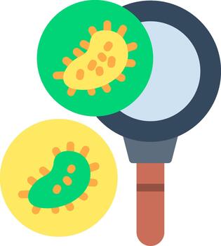 Germs Interface Line Graphic vector