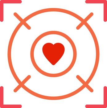 Aim Futuristic UI Mark vector