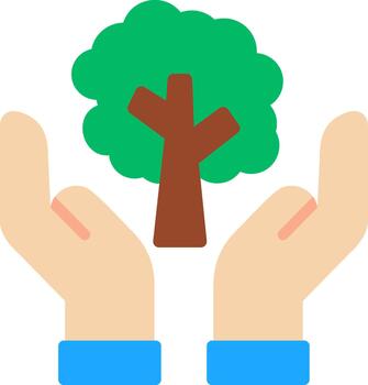 Save Trees Business App Graphic vector