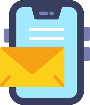 Mailing 3D Interface Shape vector