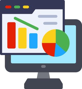 Web Analytics Smooth App Visual vector