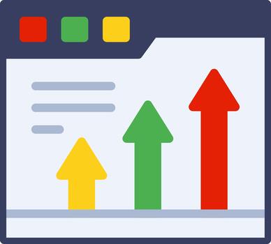 Growth Wireframe App Design vector
