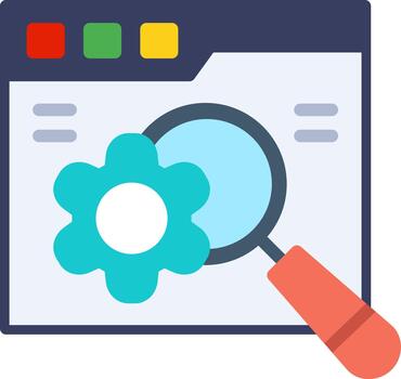 Search Smooth App Visual vector