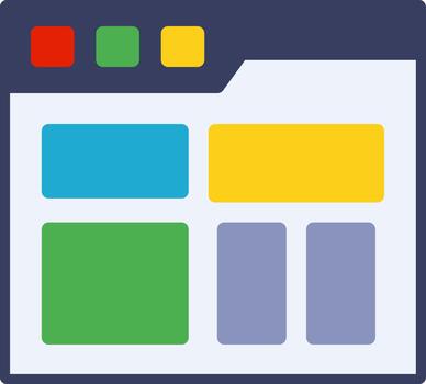 Layout Pixel Style Badge vector