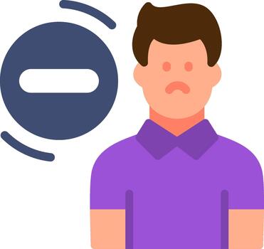 Eliminar usuario 3d prestados símbolo vector