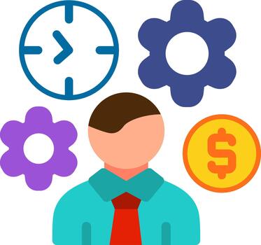 Resources Futuristic UI Mark vector