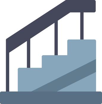 Staircase Gradient Style Element vector
