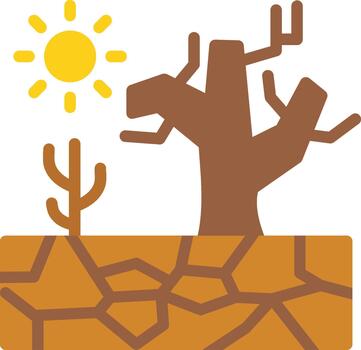 Dead Tree Flat UI Form vector