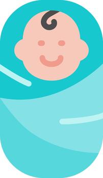 Baby Abstract UI Visual vector