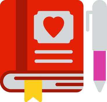 Guest Book Abstract UI Visual vector