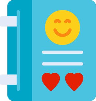 Diary Futuristic UI Mark vector