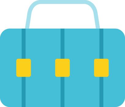 Suitcase Digital Tech Element vector