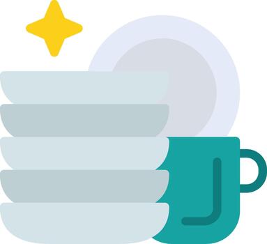 Dish Responsive App Shape vector