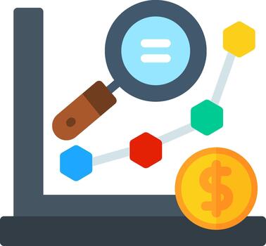 Analytics Simplified Design Piece vector