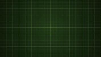 einfach dunkel futuristisch Grün leer horizontal Hintergrund Design mit animiert Gitter Linien Muster video