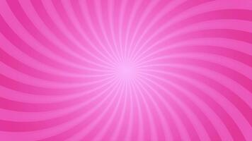 sencillo rosado rayos de sol rayos modelo blanco horizontal animado antecedentes diseño con degradado acento video