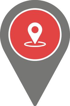 plano diseño ubicación alfiler icono símbolo, mapa puntero firmar elemento vector