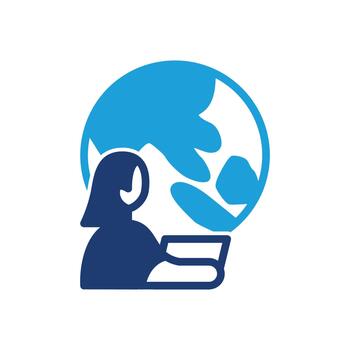 Work and career abroad colored icon design good for web or mobile app vector