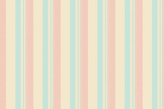 Larvest textile stripe vertical, setting lines texture . Fone seamless fabric pattern background in light and cyan colors. vector