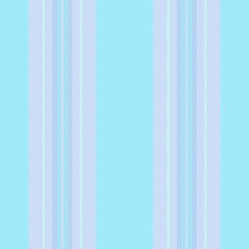 Straight seamless fabric pattern, deco background stripe texture. Covering textile vertical lines in cyan and light colors. vector
