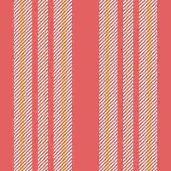 Pee texture seamless, fancy background vertical textile. Fatterned stripe pattern lines fabric in red and white colors. vector