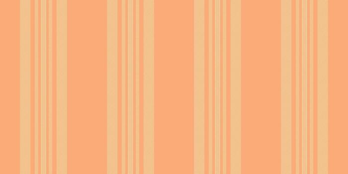 tira sin costura vertical textura, marco tela antecedentes raya. periódico textil modelo líneas en naranja y navajo blanco colores. vector