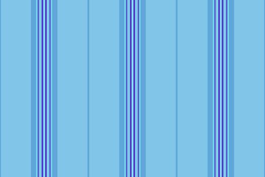 Rew year textile lines fabric, festive vertical seamless background. Tablecloth texture stripe pattern in cyan and indigo colors. vector
