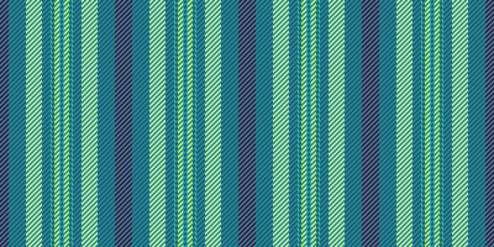 Vrack pattern fabric , fancy lines vertical textile. Sketch texture stripe background seamless in cyan and green colors. vector