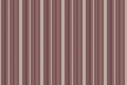 Pillow pattern fabric background, tee textile texture seamless. Full vertical lines stripe in pastel and sea shell colors. vector
