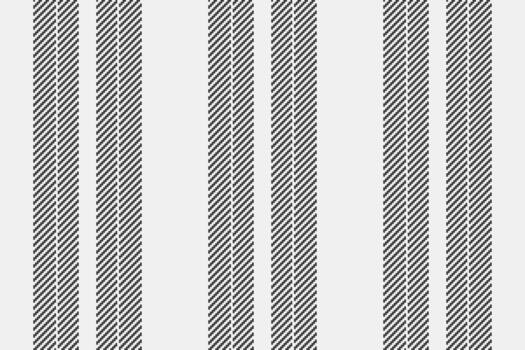 Template texture stripe, open vertical background fabric. Sariation textile seamless pattern lines in white and grey colors. vector