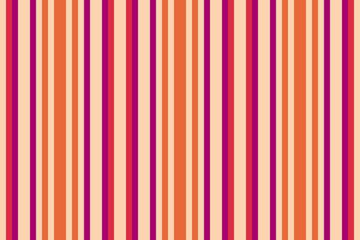 Turkish seamless pattern background, wealth texture lines. Blank vertical textile stripe fabric in orange and pink colors. vector