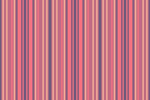 Retroinspired vertical stripes in various shades of pink and purple create a vibrant and versatile background. Perfect for textiles, web design, and creative projects. vector
