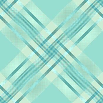Subtle plaid pattern in soft teal. Pixelated, retro feel. Versatile for backgrounds, textiles, or abstract design projects. Adds a touch of understated elegance. vector