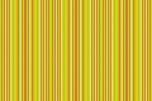 Tissue lines stripe, pillow texture background vertical. Bedding pattern fabric seamless textile in lime and red colors. vector