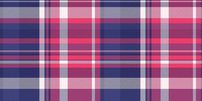 Goose textile tartan, occupation texture plaid fabric. Scrapbook background pattern check seamless in blue and red colors. vector