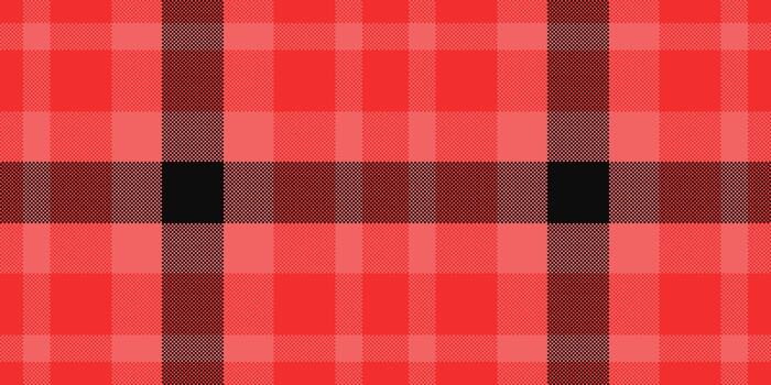 Vibrant red plaid pattern. Classic tartan design with intersecting lines, suitable for backgrounds, textiles, or festivethemed projects. Versatile, timeless, and bold. vector