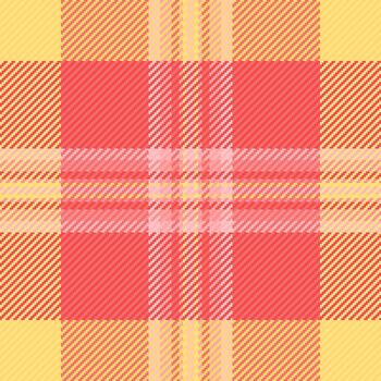 Site fabric tartan background, long check plaid textile. Rug seamless texture pattern in red and pretty red colors. vector