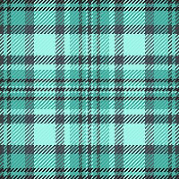 Classic plaid pattern in cool teal gray. Versatile fabric texture ideal for backgrounds, apparel design, or adding a touch of rustic warmth to creative projects. vector