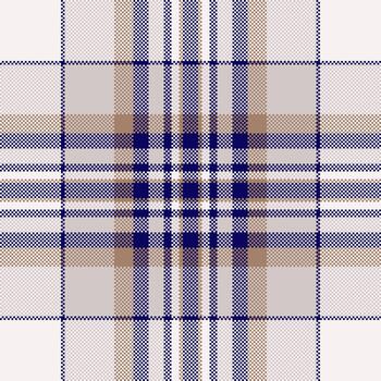 clásico tartán tartán modelo con pixelado detalle en neutral y Armada tonos versátil antecedentes para textil, vestir, diseño proyectos vector