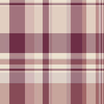 Subtle plaid pattern in wine and beige. Ideal for textile design, backgrounds, or adding a touch of classic warmth. Versatile for web and print projects. vector
