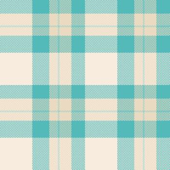 clásico tartán modelo con calmante, suave verde azulado y crema matices versátil para antecedentes, textiles, o gráfico diseño. evoca comodidad y eterno estilo. vector