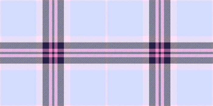 Idyllic plaid seamless textile, path texture check . Net background pattern fabric tartan in light and pink lace colors. vector