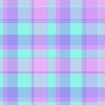 pastel tartán modelo. suave, pixelado cuadrícula formar un versátil textil diseño. ideal para antecedentes, telas, o digital Arte proyectos con un retro, 8 bits estético. vector