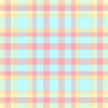 suave textil modelo fondo, píxel tela tartán textura. descolorido sin costura tartán cheque en ligero y rojo colores. vector