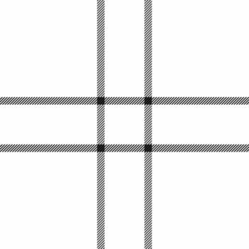 Graph pattern background seamless, menu check texture. Scenery fabric plaid textile tartan in white and black colors. vector