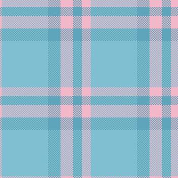 Pixelated plaid pattern in pastel shades. A retro, 8bit style design, useful for backgrounds, textures, or design elements. Represents nostalgia, retro gaming, and simplicity. vector
